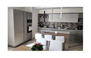 Prezioso Casa Cucina Infinity di Stosa a casa di Federica e Ciro