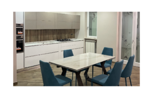 Prezioso Casa Cucina Infinity di Stosa a casa di Antonia e Gaetano
