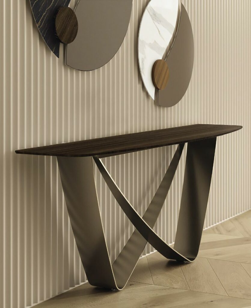 Bach di Bontempi: la consolle che unisce leggerezza visiva ed eleganza scultorea 1 BACH BONTEMPI 3 1