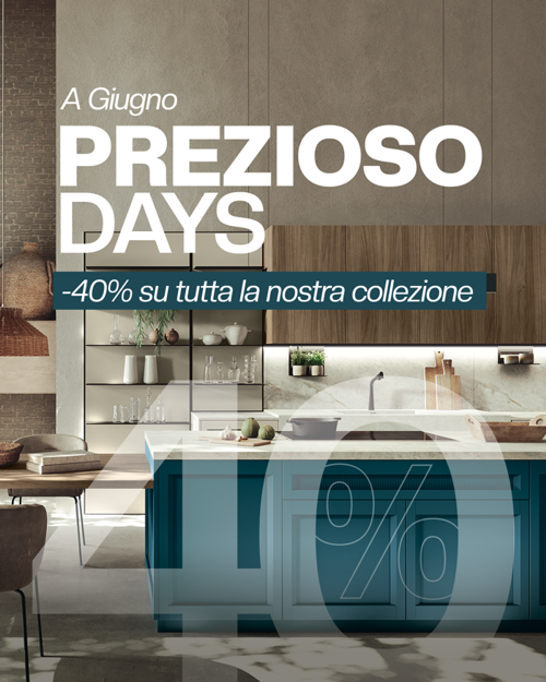 Prezioso Days 2026: novità dal Salone del Mobile e promozioni esclusive negli store Prezioso Casa 1 Prezioso Days mail